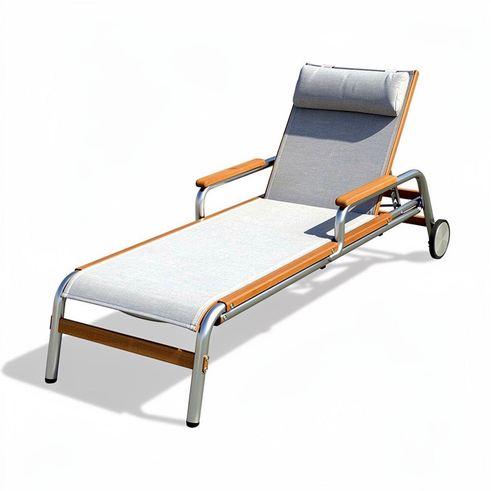 **Technische Titel in het Nederlands: Luxe ligstoel met ergonomisch ontwerp en gewichtloze structuur**